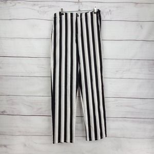Miss Love Pinstripe Skinny Ankle Pants